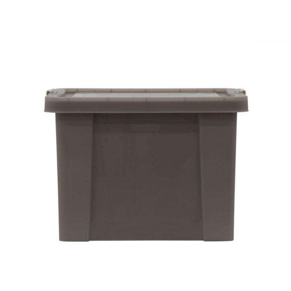 Caixa Organizadora Tramontina Camurça Em Polipropileno Office 30 Litros - 4