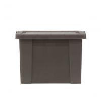 Caixa Organizadora Tramontina Camurça Em Polipropileno Office 30 Litros