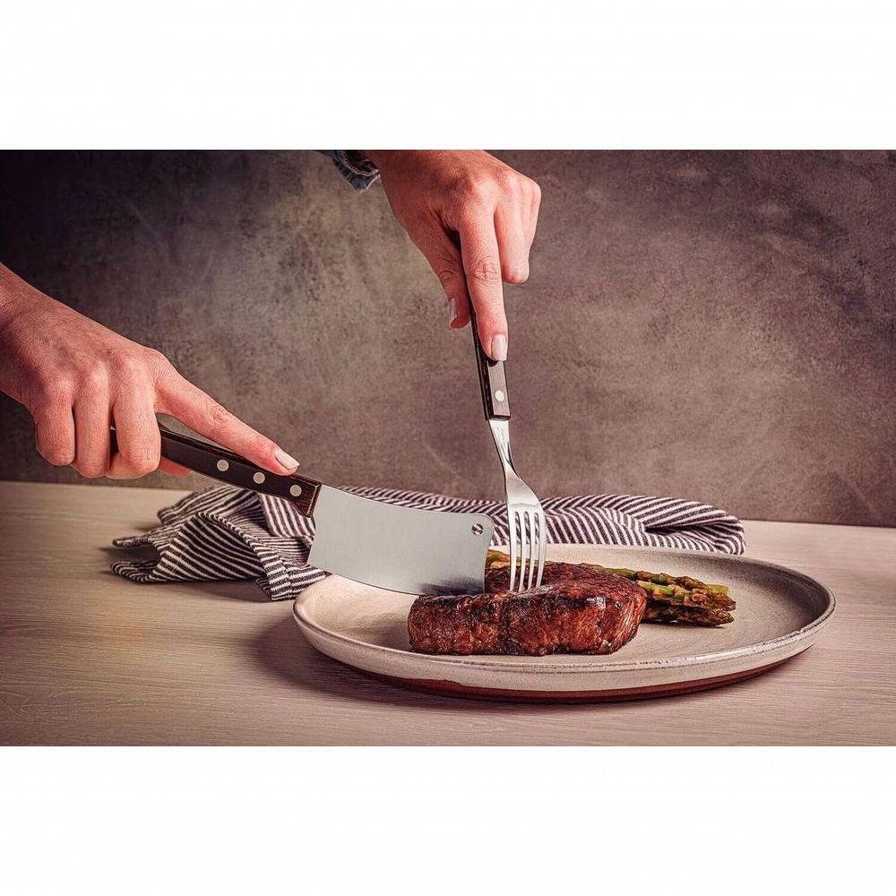 Cutelo Tramontina Em Inox E Cabo Em Madeira Polywood Castanho Castanho 4" - 3