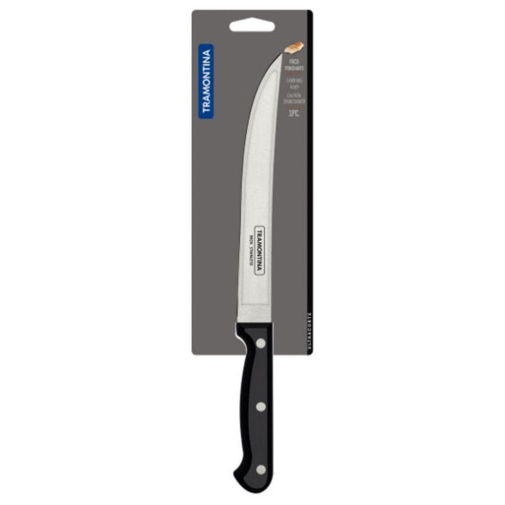 Faca Trichante Tramontina Ultracorte 8" Inox Preta - 2