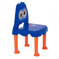 Cadeira Infantil Tramontina Azul Com Base Laranja Monster - 1