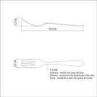 Garfo Para Torta Tramontina Amazonas Em Aço Inox - 3