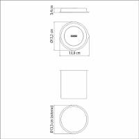 Tampa De Plástico Tramontina Vermelha Cucina 12cm - 2