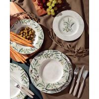 Prato Fundo Tramontina Oliva Em Porcelana 23cm - 2