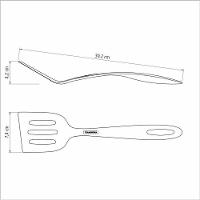 Espátula Tramontina Vermelha Em Nylon Ability 30,2cm - 3