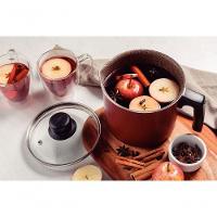 Fervedor Tramontina Paris 14cm Em Alumínio Com Revestimento Antiaderente Vermelho Com Tampa De Vidro - 2