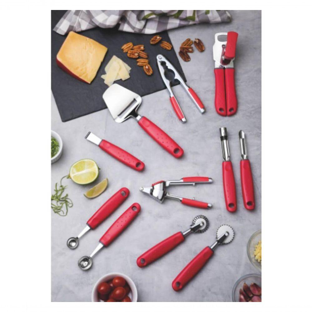 Boleador Tramontina Utilitá 2,9cm Em Aço Inox Vermelho - 2