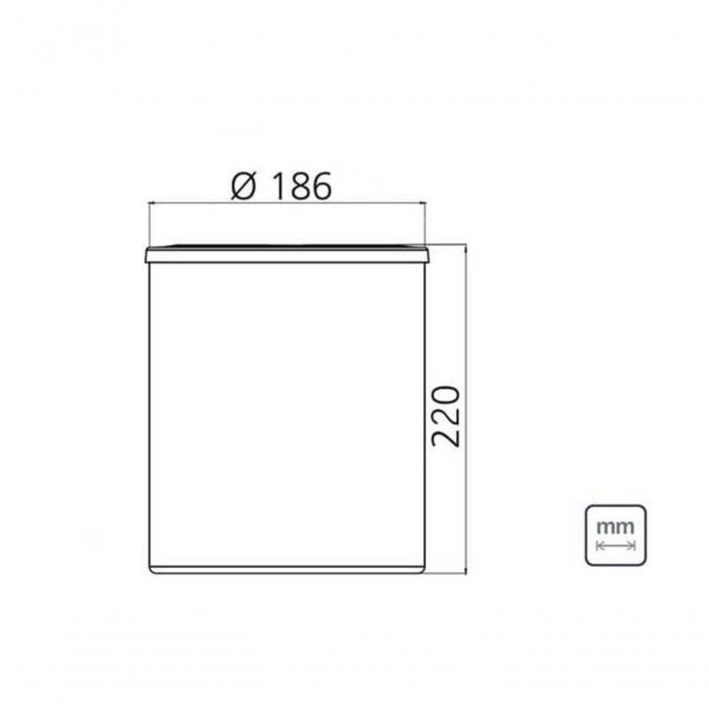 Recipiente Multiuso Com Tampa Basculante Rosa 5 Litros - 3
