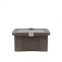 Caixa Organizadora Tramontina Camurça Em Polipropileno Office 17 Litros