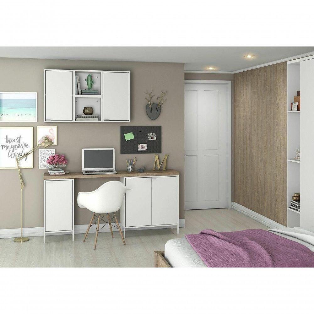 Balcão Alto Multiúso Itatiaia Smart - 2 Portas - Branco Matte - 6