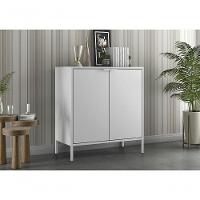 Balcão Alto Multiúso Itatiaia Smart - 2 Portas - Branco Matte - 2