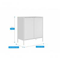 Balcão Alto Multiúso Itatiaia Smart - 2 Portas - Branco Matte - 3