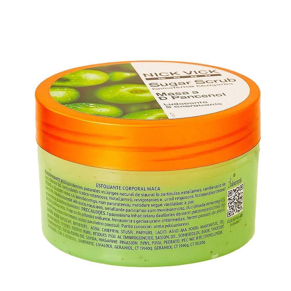 Esfoliante Corporal Sugar Scrub Nick Vick Body Maça Verde 250g - 4
