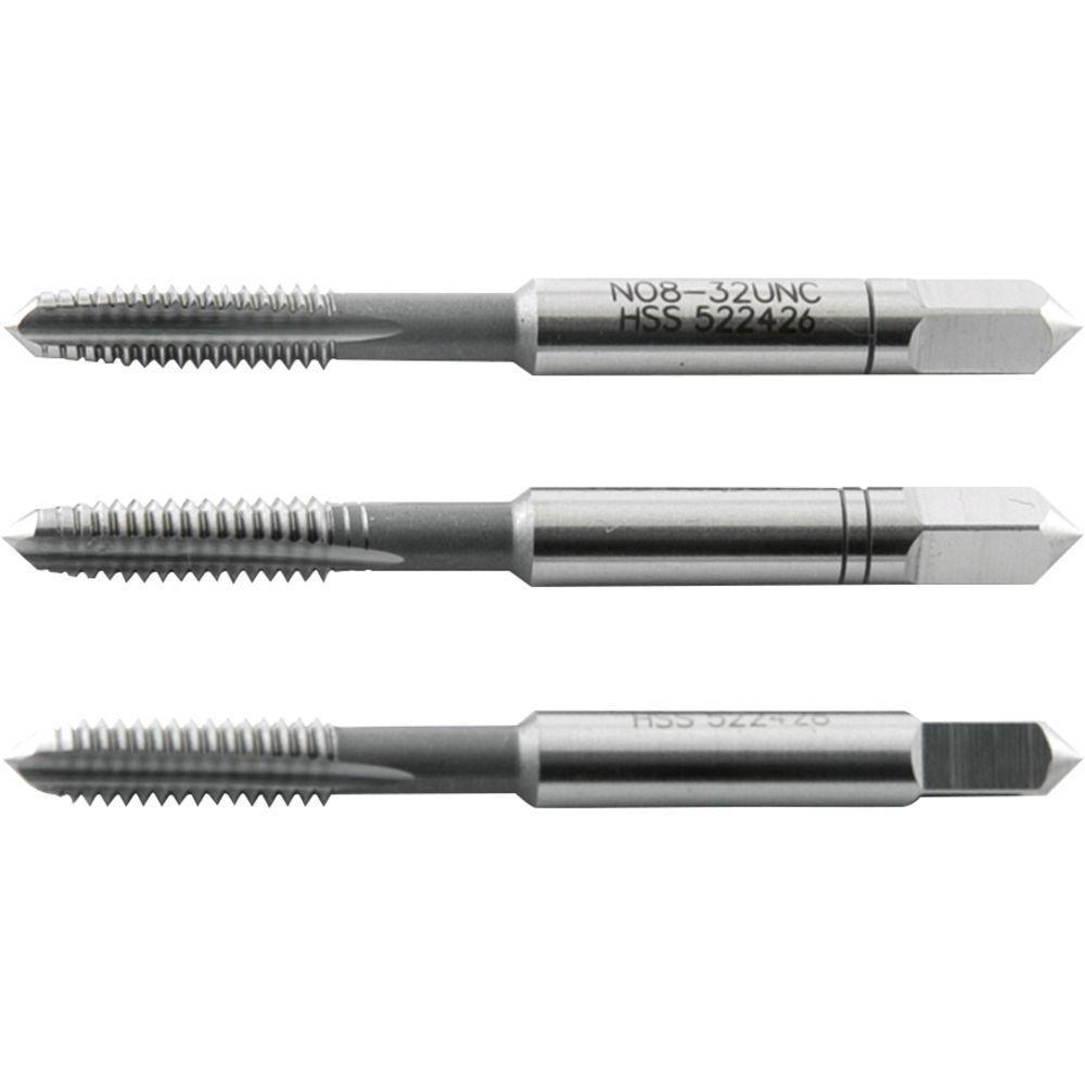 Macho Manual Aço Rápido Nº 8 5-32'' Unc Jogo C- 3 Pçs Vonder - 3