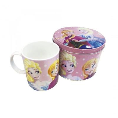 Caneca De Porcelana Na Lata Sisters 350ml - Frozen