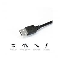 Cabo Para Impressora Usb A 2.0 Macho Para Usb B 2.0 Macho 28awg Puro Cobre 3 Metros - Puabm2-3 - 2