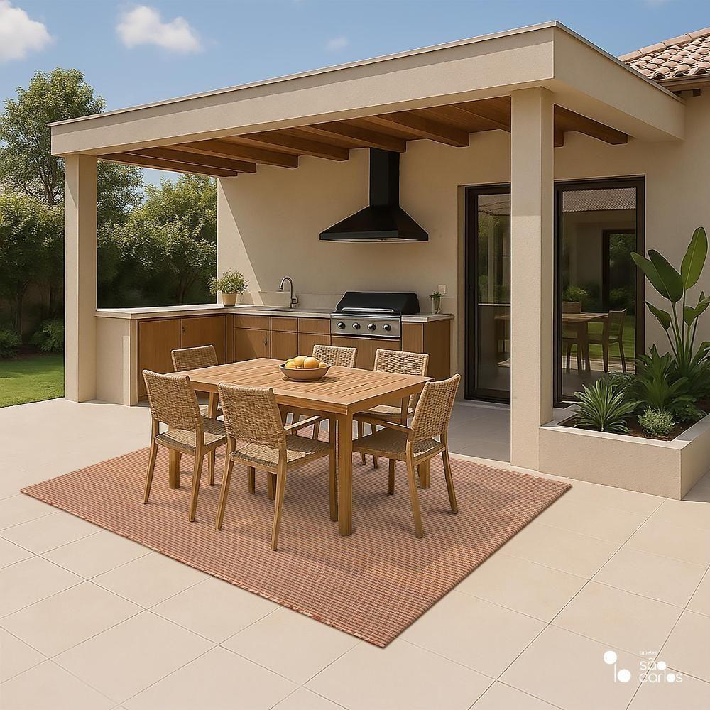 Tapete Elemento Aroeira 200x250cm Tapetes São Carlos - 1