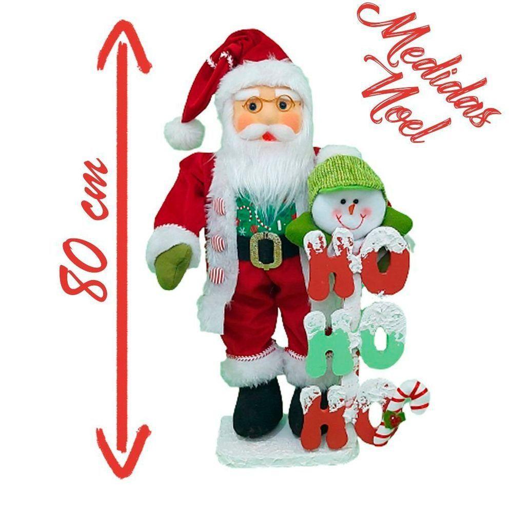 Boneco Natal Papai Noel Hohoho 80cm - 2