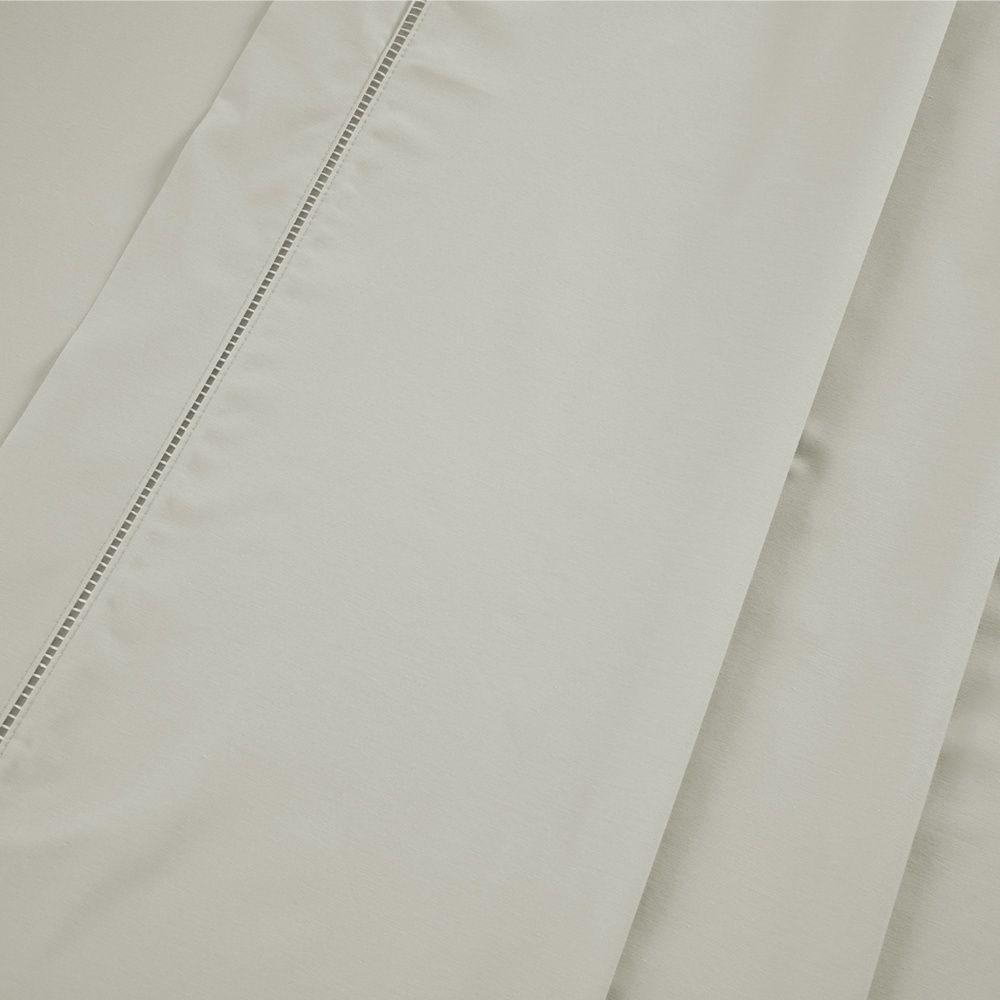 Kit Cobre Leito + Jogo De Cama Premier Queen 7 Peças Hipercal 200 Fios 80% Algodão, 20% Poliéster - Caqui - 7