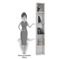 3 Estantes Multiuso 4 Prateleiras Janaína Branco Ajl Móveis - 6