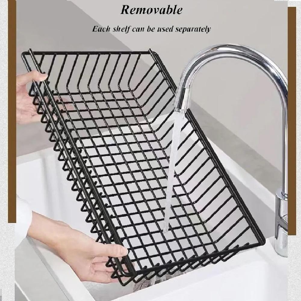 Suporte Microondas Bebedoouro Estante 5 Prateleiras Carrinho Organizador Rack Portatil 5 Andares Armario Cozinha Varanda - 5