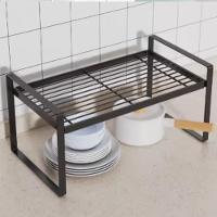Organizador Armario Bancada Estante Multiuso Prateleira Metal Suporte Guarda Roupa Rack Cozinha Banheiro Escritorio Mesa - 3
