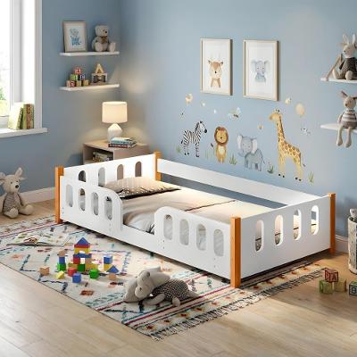 Cama Montessoriana Infantil Melissa Branca Com Colchão