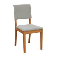 Conjunto Sala De Jantar Dora Em Madeira Maciça 6 Cadeiras Boucle Cinza - 8