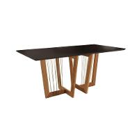 Conjunto Sala De Jantar Dora Em Madeira Maciça 6 Cadeiras Boucle Cinza - 8