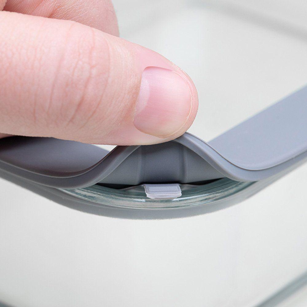 Conjunto De Potes Tramontina Vittra 64220770 Retangulares De Vidro Com Tampa Hermética único - 2