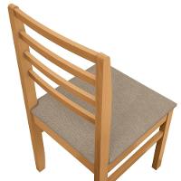 Conjunto Sala De Jantar Elisa Em Madeira Maciça 6 Cadeiras Linho Fendi - 10