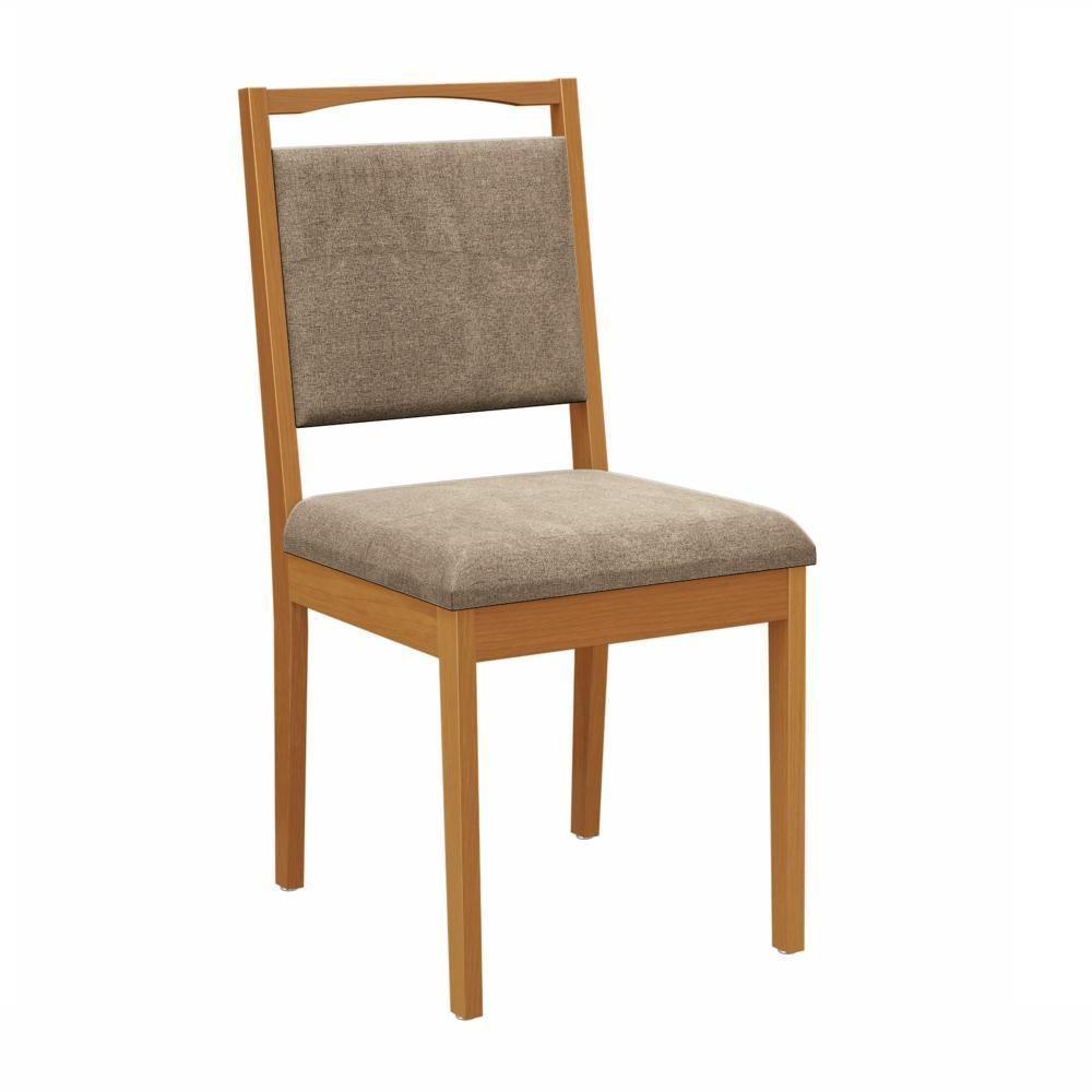 Conjunto Sala De Jantar Lina Em Madeira Maciça 6 Cadeiras Linho Fendi - 7