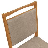 Conjunto Sala De Jantar Lina Em Madeira Maciça 6 Cadeiras Linho Fendi - 10