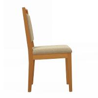 Conjunto Sala De Jantar Lina Em Madeira Maciça 6 Cadeiras Boucle Bege - 9