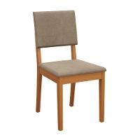 Conjunto Sala De Jantar Dora Em Madeira Maciça 6 Cadeiras Linho Fendi - 7