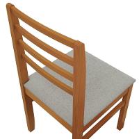 Conjunto Sala De Jantar Elisa Em Madeira Maciça 6 Cadeiras Boucle Cinza - 10