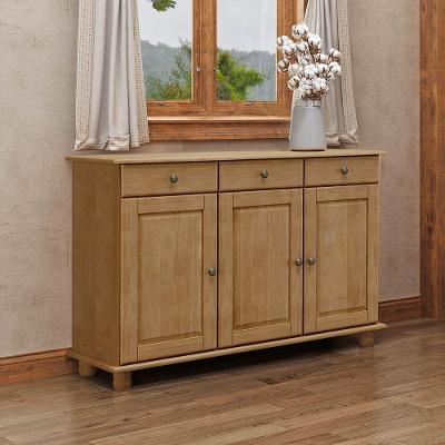 Balcão Para Cozinha 3 Portas E 3 Gavetas Freijó Rubi Madeira Pinus - Finestra