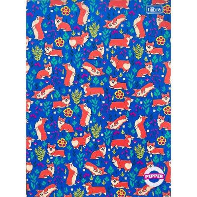 Caderno Brochura Universitário Capa Dura Pepper 40 Folhas Tilibra Estampa 2