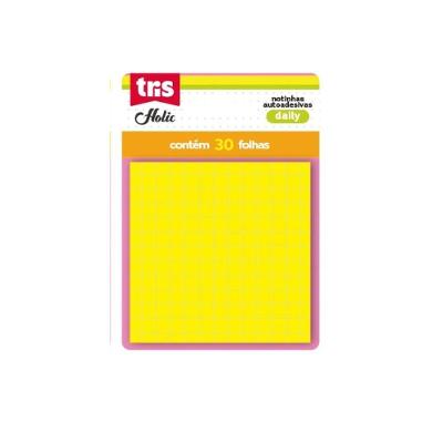 Notas Autoadesivas Daily Holic Pop 76x76mm Tris Amarelo
