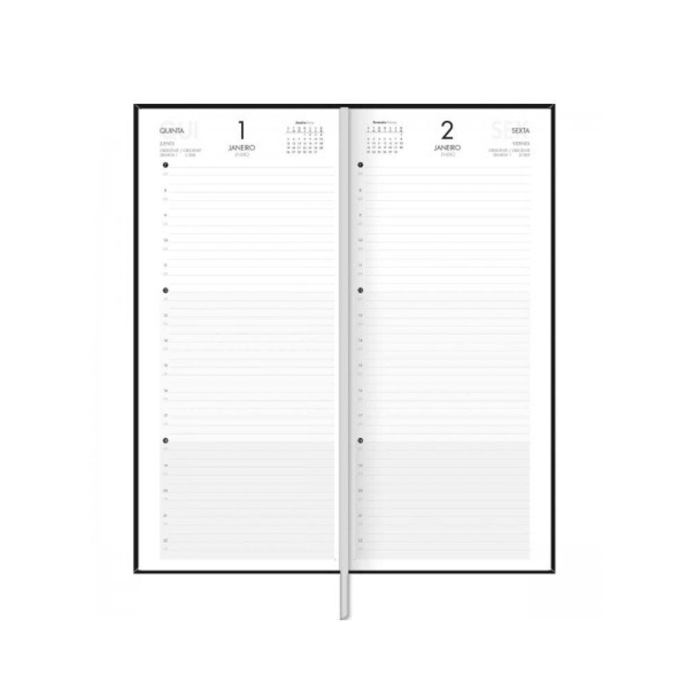 Agenda 2026 Executiva Costurada Diário M8 12,3x27,5cm Comercial Tilibra - 2