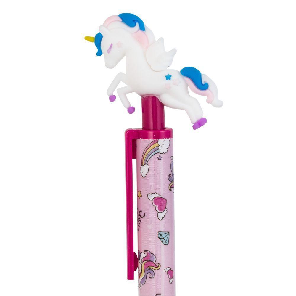 Lapiseira 0.7 Unicorn Ponteira Divertida Brw Pink E Lilás - 2