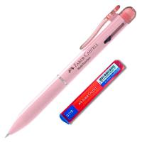 Lapiseira E Caneta Poly Multifunções 3 Em 1 Faber-castell Rosa - 1