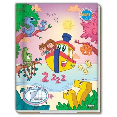 Caderno De Aritmética Brochura Capa Dura 1 Matéria 40 Folhas Mpl Credeal Estampa 1