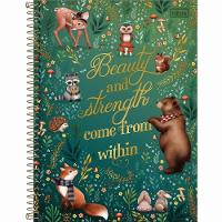 Caderno Espiral Capa Dura Universitário Loveland 1 Matéria 80 Folhas Tilibra Estampa 3 - 1