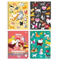 Caderno Espiral Capa Dura Universitário Hug Me 80 Folhas Tilibra Estampa 8 - 2