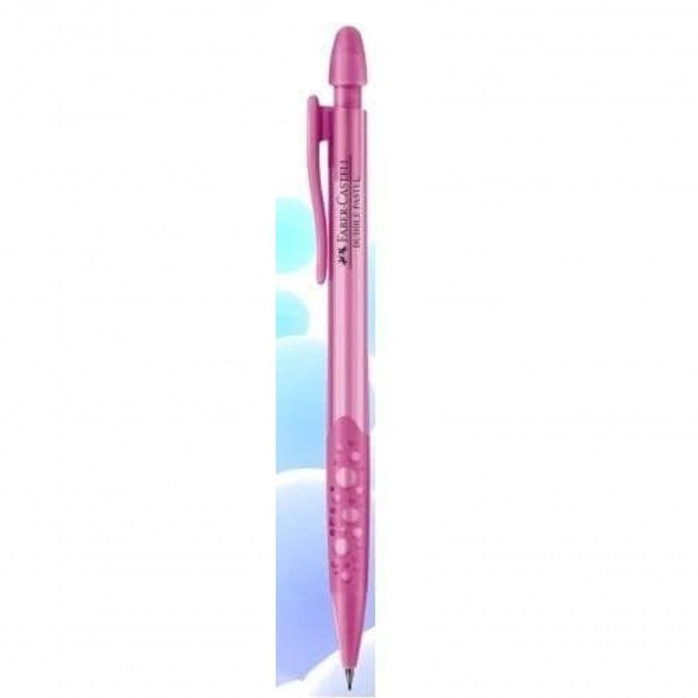 Lapiseira 0.5mm Faber-castell Bubble Rosa Pastel - 1