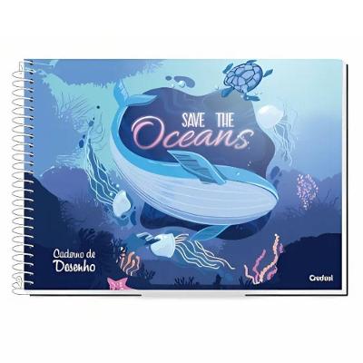 Caderno De Cartografia E Desenho Espiral Capa Dura 80 Folhas My Collection Credeal Estampa 2