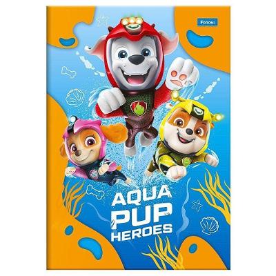 Caderno Brochura Capa Dura 1/4 Pequeno Patrulha Canina 80 Folhas Foroni Estampa 4