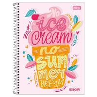 Caderno Espiral Capa Dura Universitário A4 1 Matéria 80 Folhas Feminino Show Tilibra Estampa 4 - 1