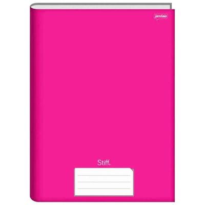 Caderno Brochura Pequeno 1/4 Stiff 96 Folhas Jandaia Rosa